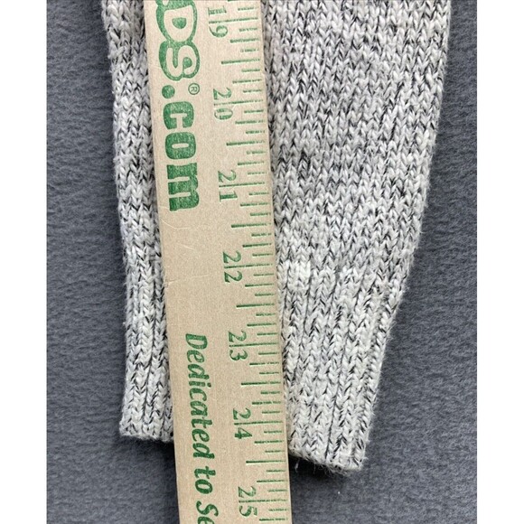 Chaps Ralph Lauren Quarter Zip Mock Turtleneck Knit Sweater Men’s Size S/P Gray - Picture 7 of 16